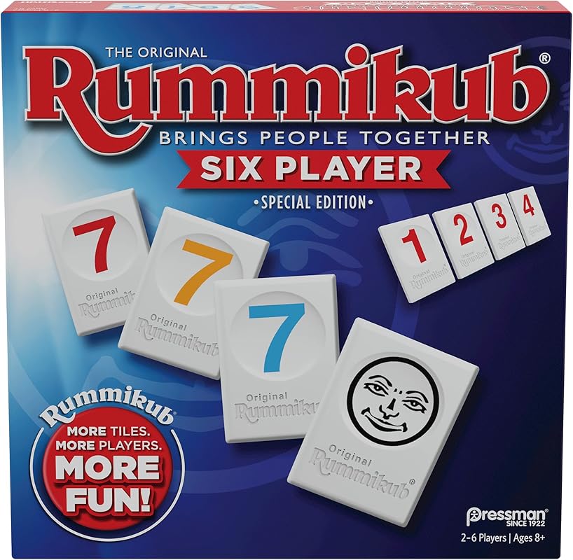 Pressman 108648 Rummikub 6 Player