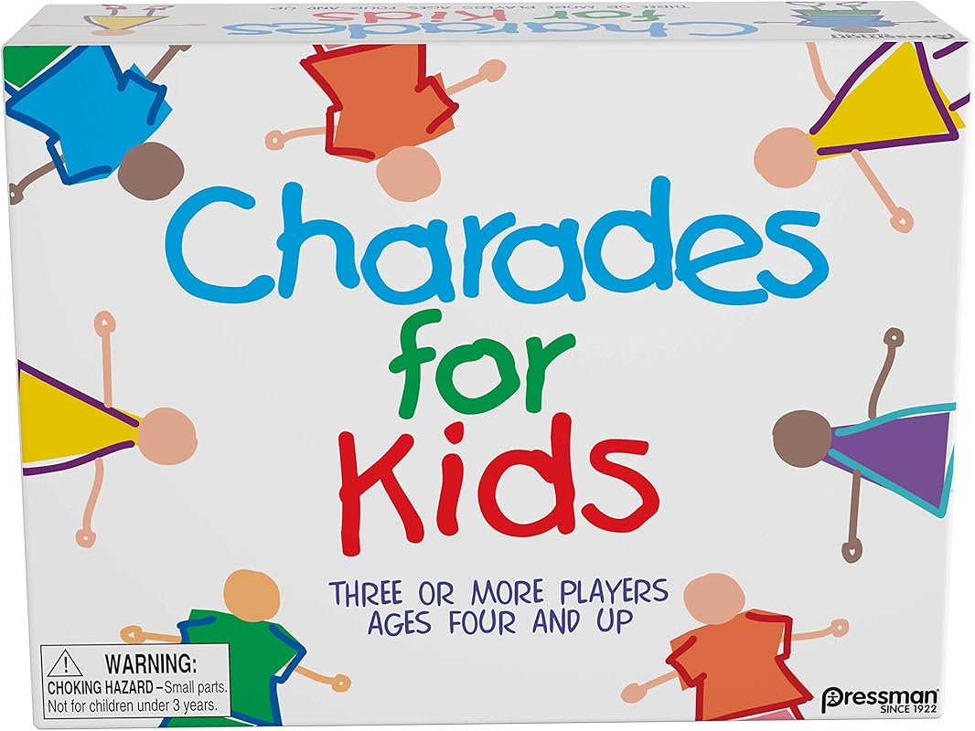 Pressman 3009 12 Charades for Kids