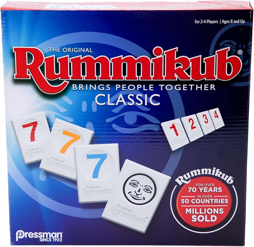 Pressman Rummikub Original Rummy Tile Game